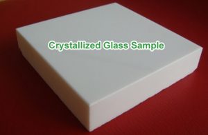 Crystallized Glass sample